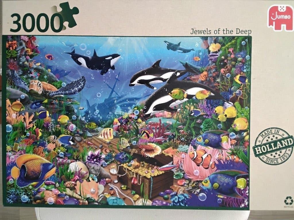 Jumbo puzzel 'Juwels of the deep' 3000 stukjes, Ophalen of Verzenden, Meer dan 1500 stukjes, Nieuw, Legpuzzel