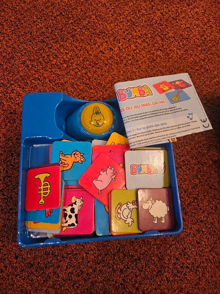 Bumba Was-da-na Geluiden Memory Spel, Ophalen of Verzenden, Gebruikt, Overige typen, Met geluid