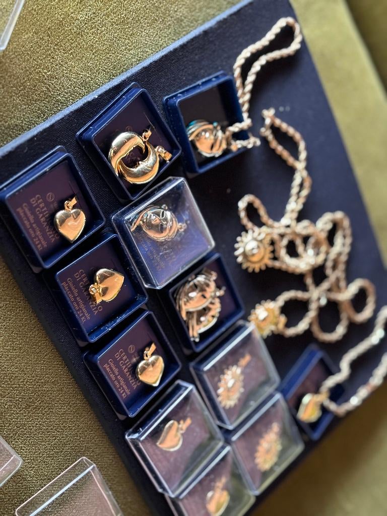 PARTIJ SELECTA ORO: 24K VERGULDE SIERADEN & BEELDJES, Ophalen of Verzenden, Zo goed als nieuw, Goud, Goud