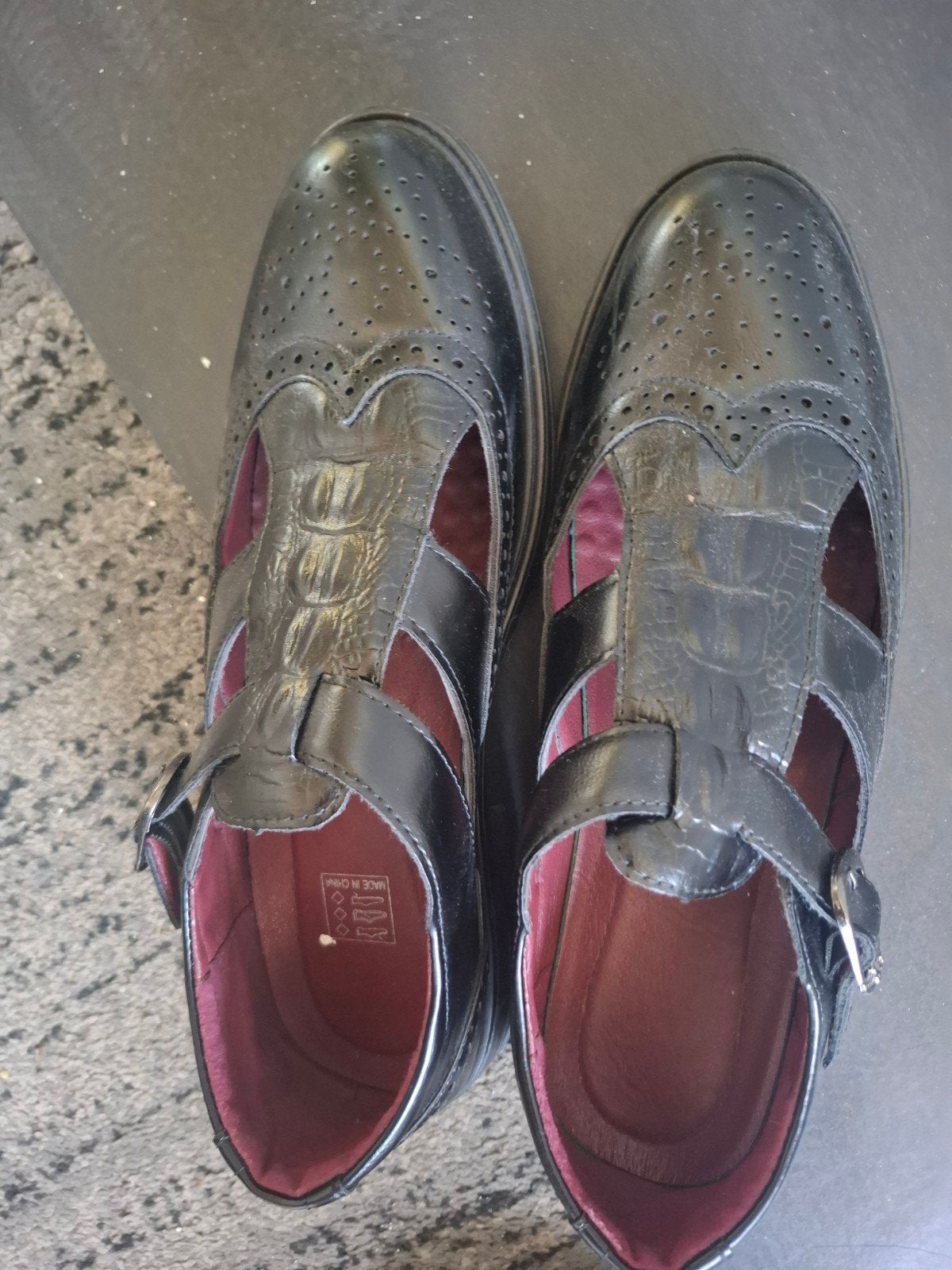 Zwarte Heren Sandalen / Zomerschoenen (Zo goed als nieuw) –, Ophalen of Verzenden