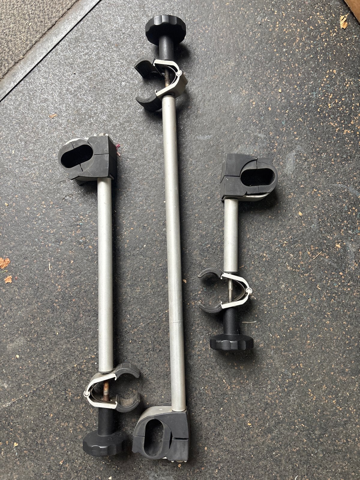 Set van 3 fietsendrager stangen voor T5 California, Ophalen, Gebruikt