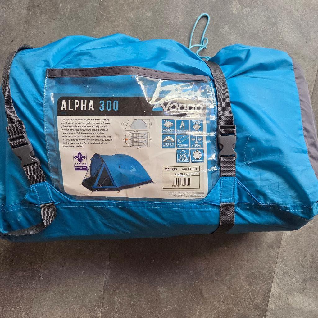 Tent vango 300 alpha, Caravans en Kamperen, Tenten, Verzenden, Zo goed als nieuw, Tot en met 2