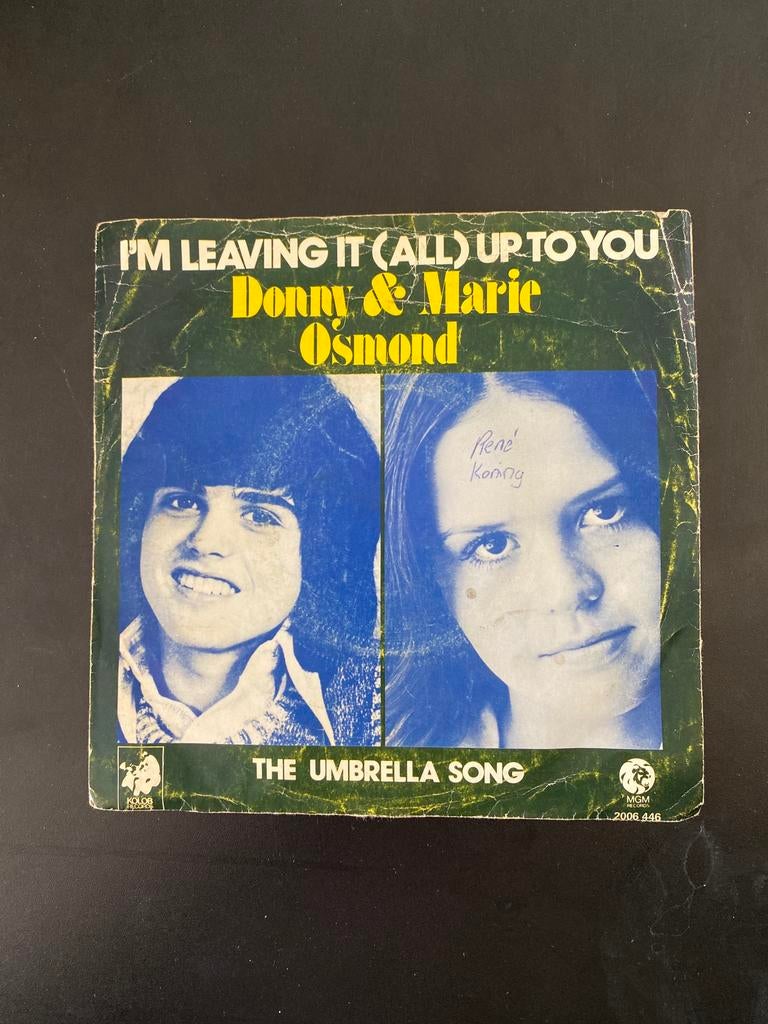 DONNY & MARIE. OSMOND., Cd's en Dvd's, Gebruikt, 7 inch, Ophalen of Verzenden, 1980 - 1989