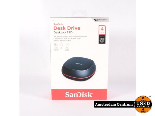 SanDisk Desk Drive Desktop SSD 4TB - Nieuw in seal