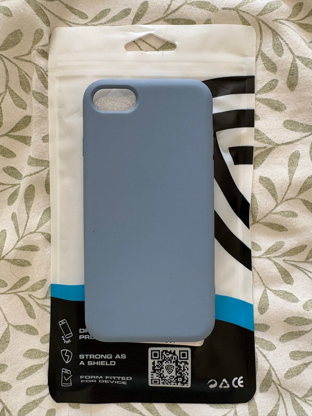 Nieuwe lavandelblauwgrijze siliconen hoes voor iPhone 7/8, Telecommunicatie, Overige merken, Nieuw, Hoesje of Tasje, Ophalen of Verzenden