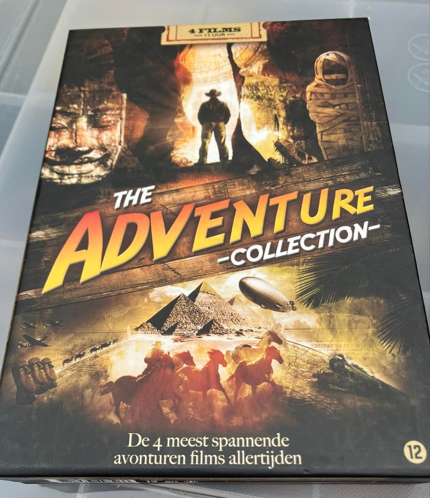 The Adventure Collection - 4 films (DVD Boxset), Vanaf 12 jaar, Ophalen of Verzenden, Zo goed als nieuw, Boxset