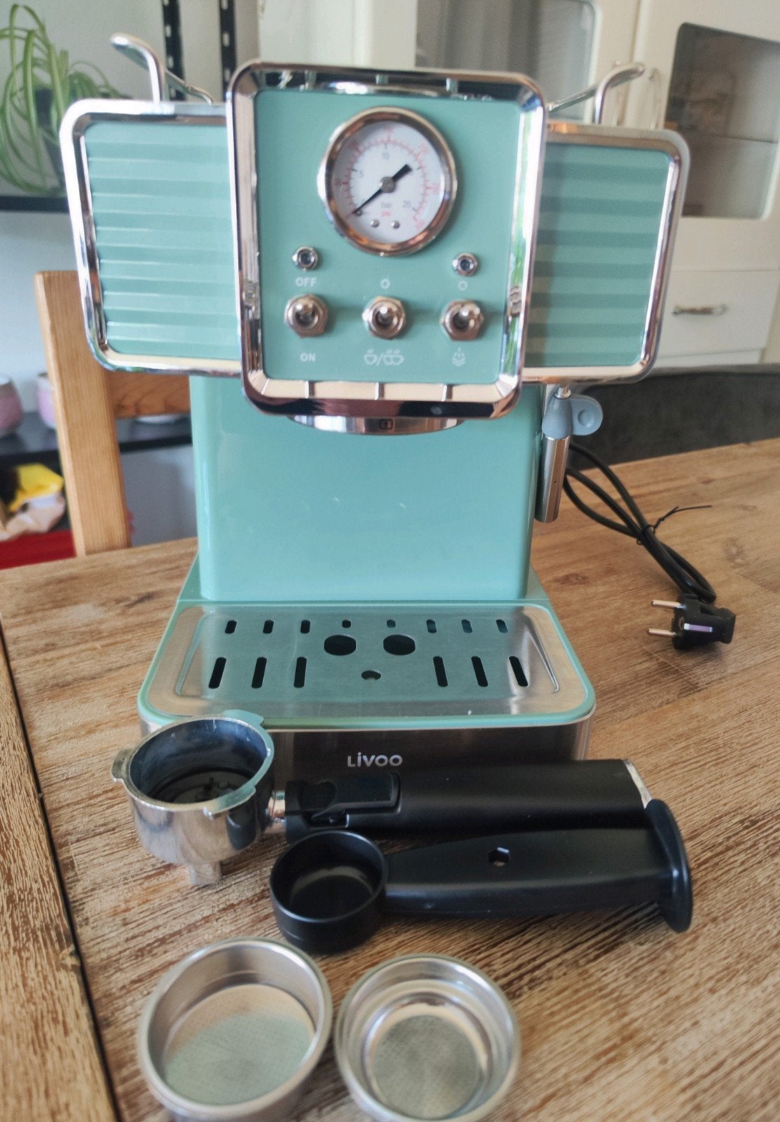 espresso machine, Ophalen
