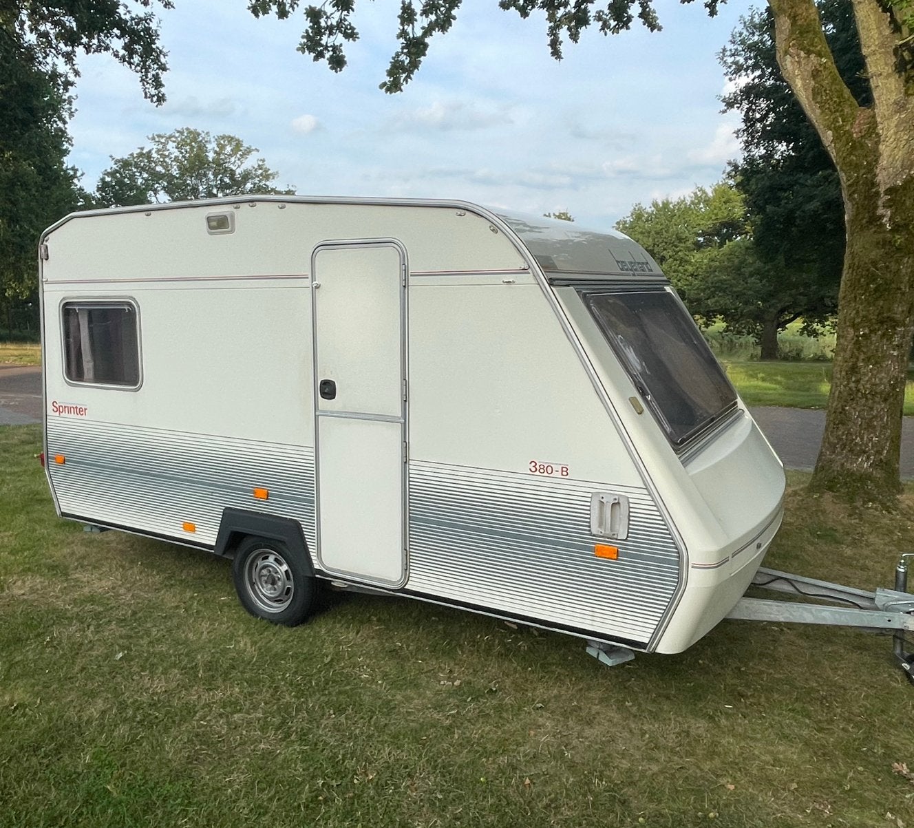 Beyerland Sprinter 380B 1993 caravan, Caravans en Kamperen, Caravans, Standaardzit, Luifel, Dwarsbed, Particulier