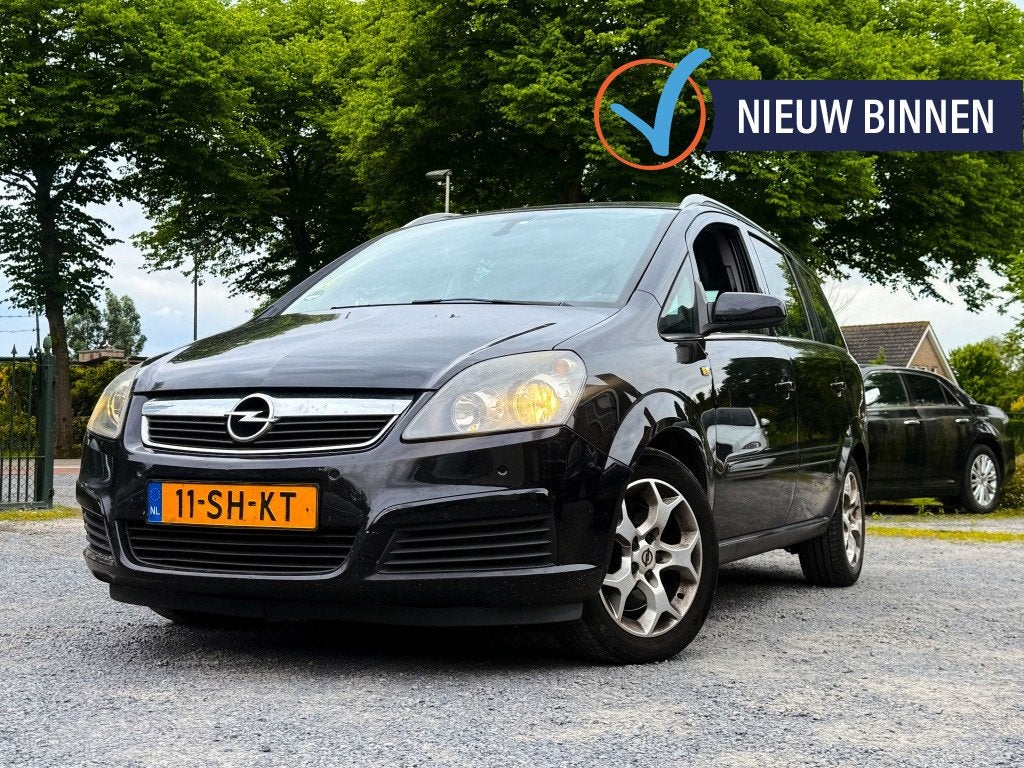 Opel Zafira 2.2 EXECUTIVE AUTOMAAT! 7PERS/LEDER/PDC/TREKHAAK, Automaat, Gebruikt, Zwart, 4 cilinders