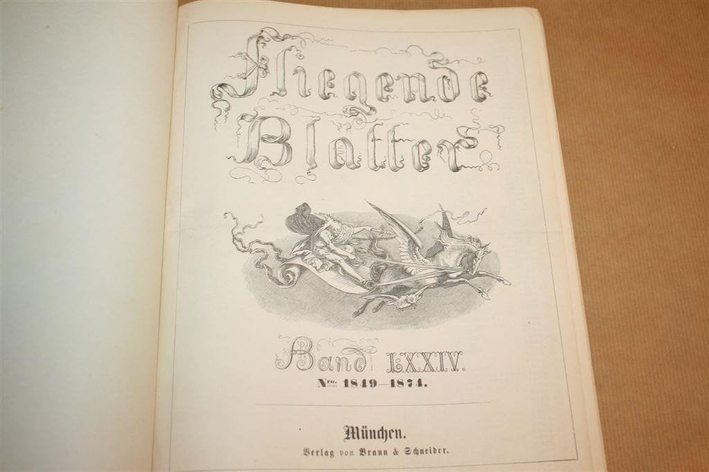 Fliegende Blätter 1881 — Duitse Satire & Prenten, Ophalen of Verzenden