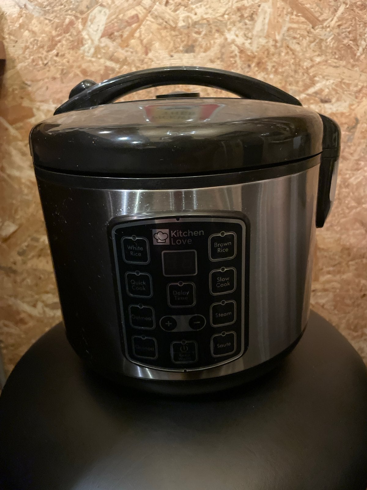 Kitchen Love Rijstkoker - 1.2L, 500W, Zilver/Zwart, Ophalen, Nieuw
