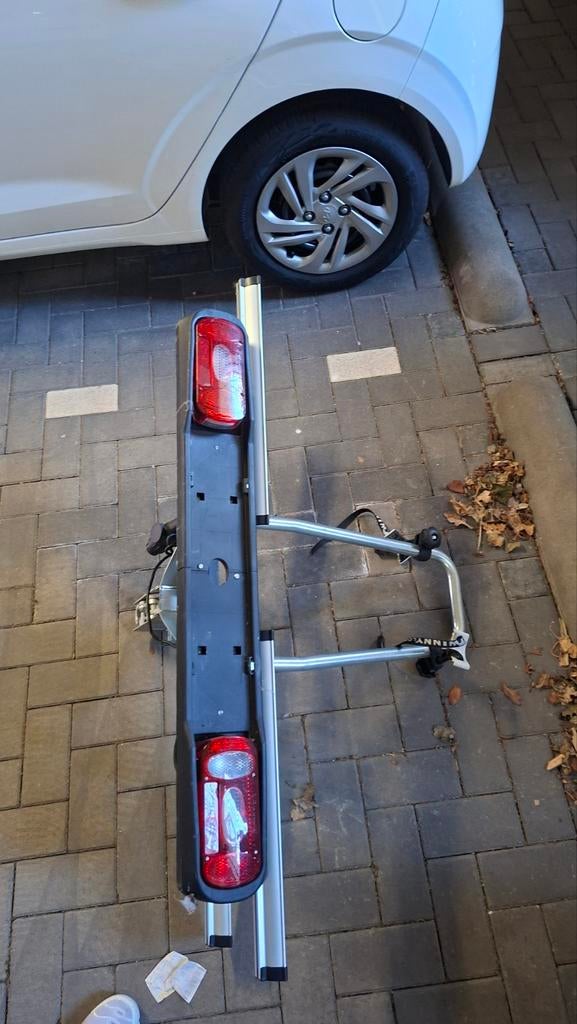 Twinny fietsendrager voor trekhaak, Ophalen, 2 fietsen, Gebruikt, Trekhaakdrager