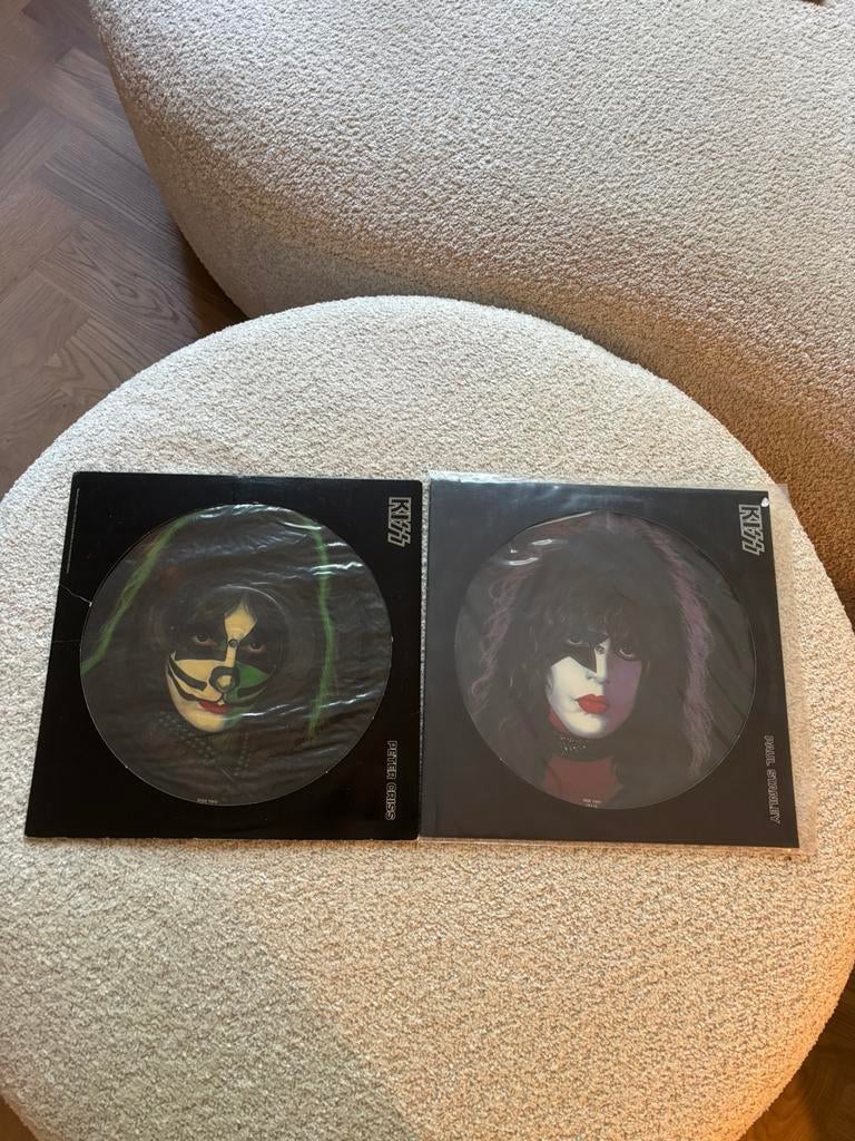 Kiss picture disc vinyl peter criss en paul stanley, Cd's en Dvd's, Ophalen of Verzenden, Zo goed als nieuw, 12 inch, Poprock