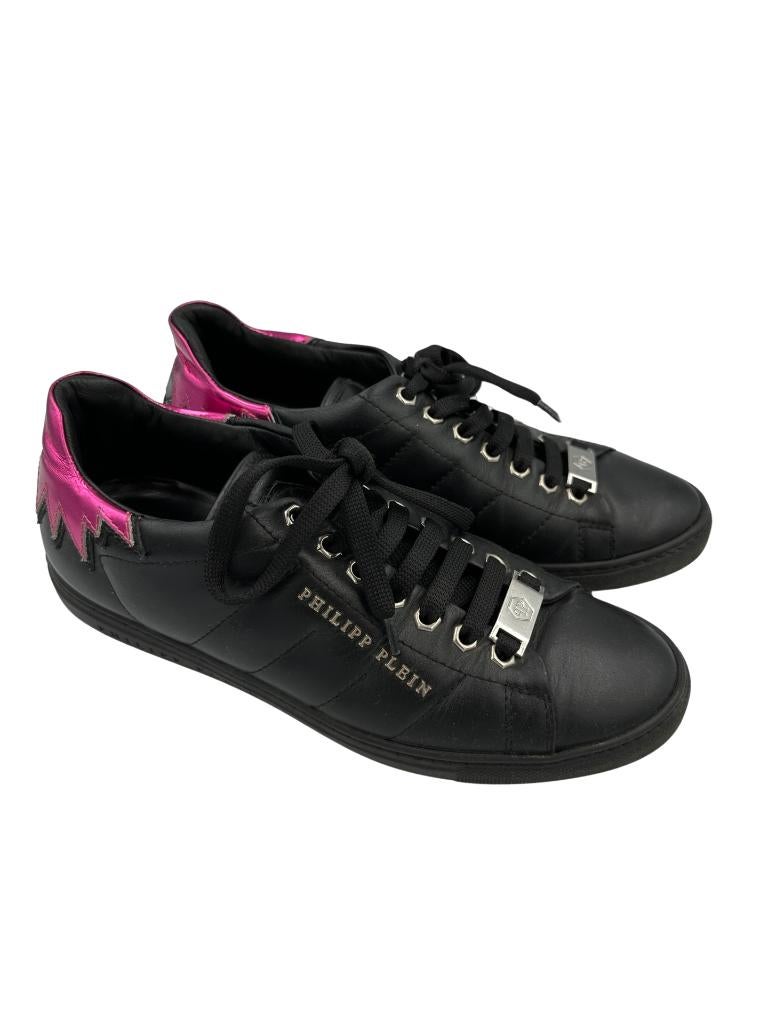 Philipp Plein veterschoenen 37, Sieraden, Tassen en Uiterlijk, Tassen | Schoudertassen, Zwart, Ophalen of Verzenden, Leer