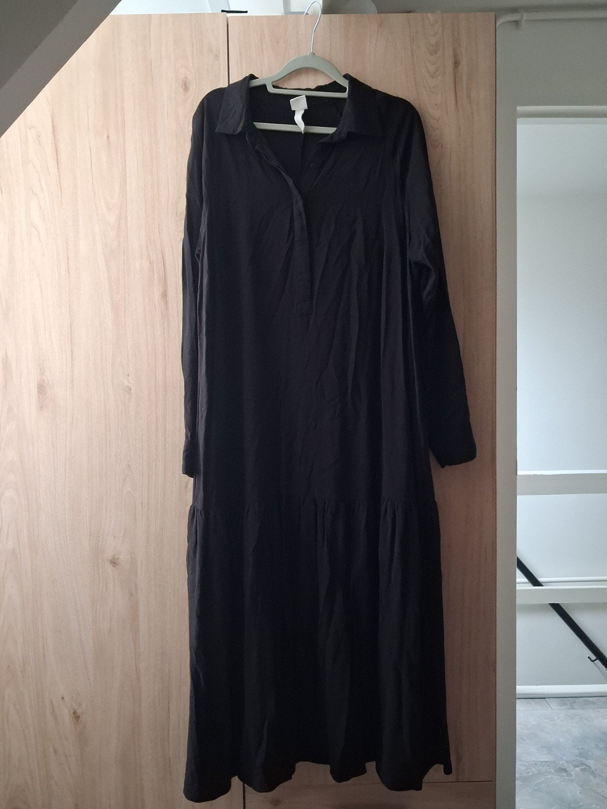 H&M Zwarte Maxi Jurk Maat 42, Kleding | Dames, Ophalen, H&M, Zwart, Maat 42/44 (L)