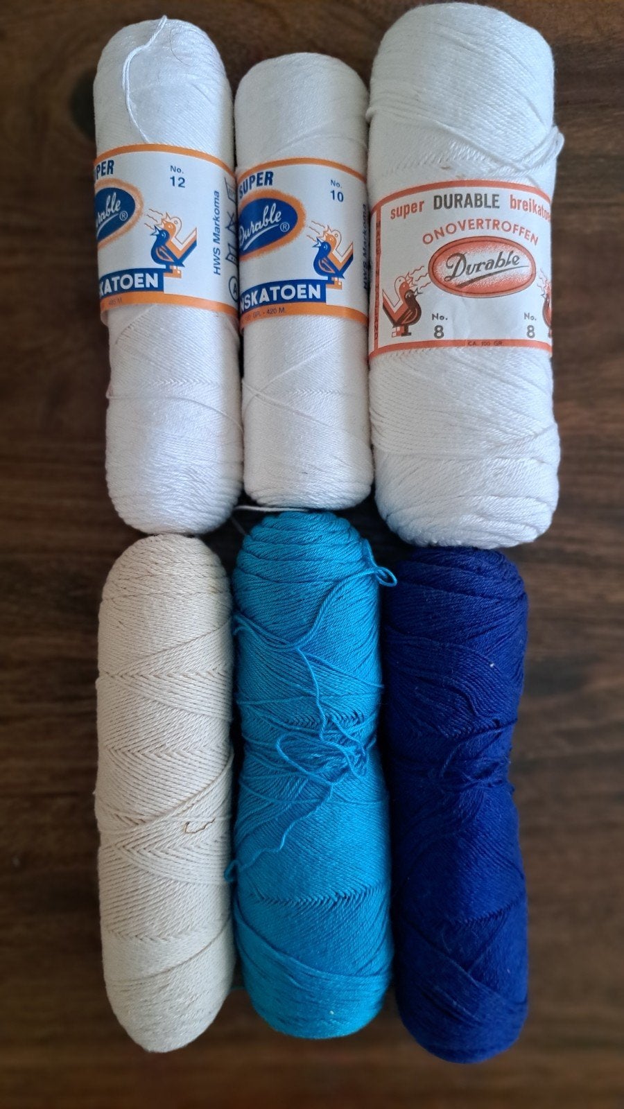 Durable katoen garen - Diverse kleuren en diktes, Hobby en Vrije tijd, Breien en Haken, Ophalen of Verzenden, Gebruikt, Breien of Haken