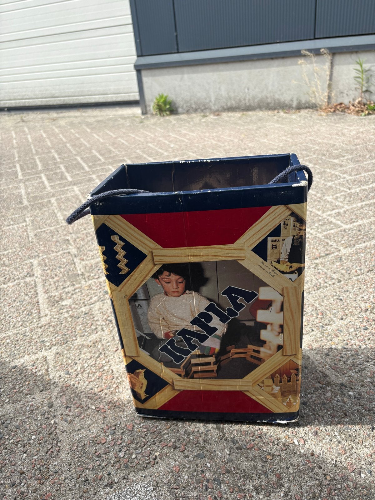 Kapla bouwblokken in handige bewaarton, Kinderen en Baby's, Ophalen of Verzenden, Gebruikt, Overige merken