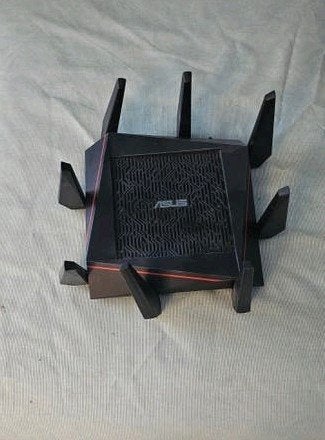 Asus gaming router RT-AC5300, Ophalen, Gebruikt, Router met modem, ASUS ROG