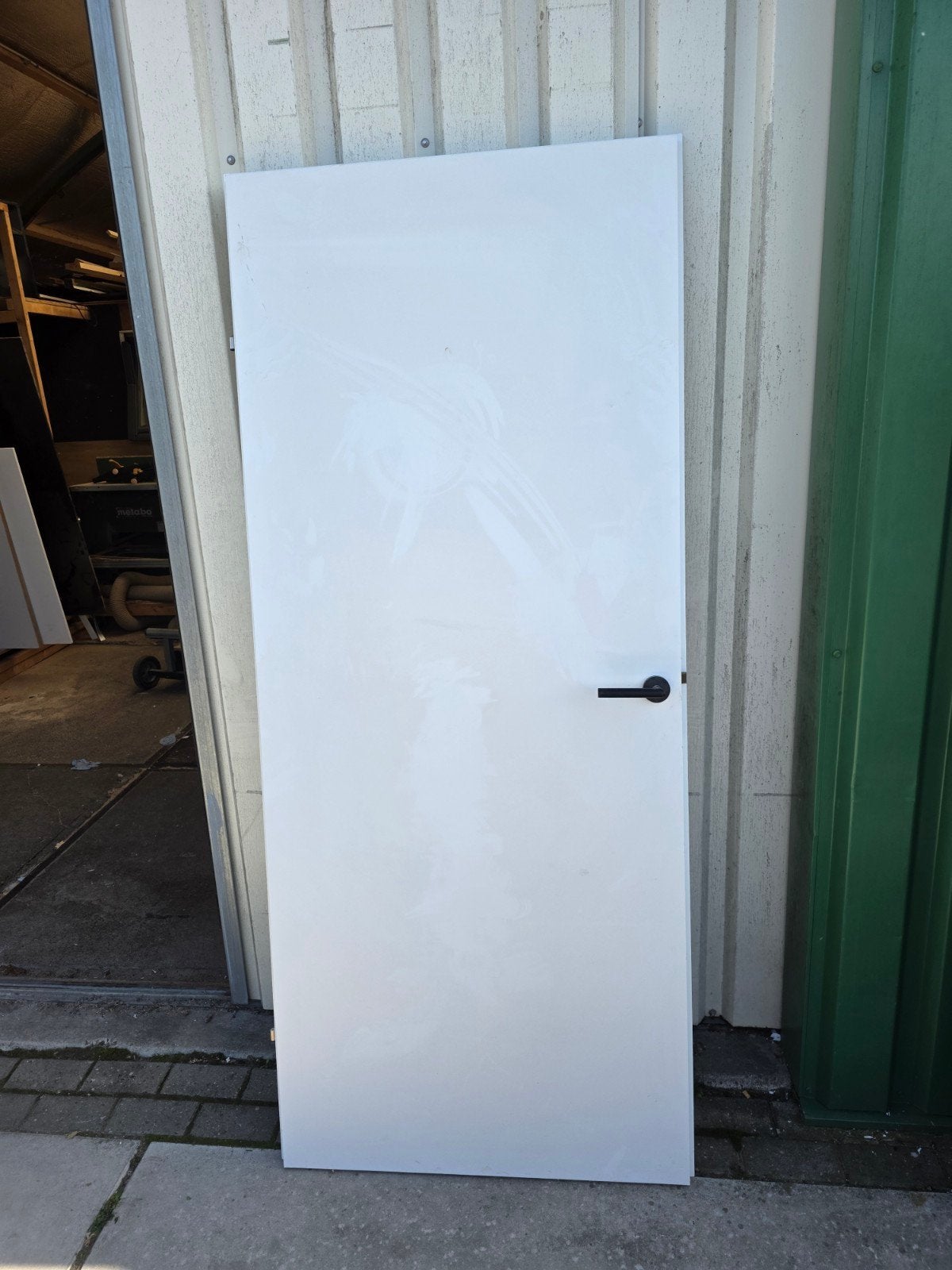 Binnendeur 88x211.5 cm, rechtsdraaiend, Ophalen, Gebruikt, 80 tot 100 cm, Binnendeur