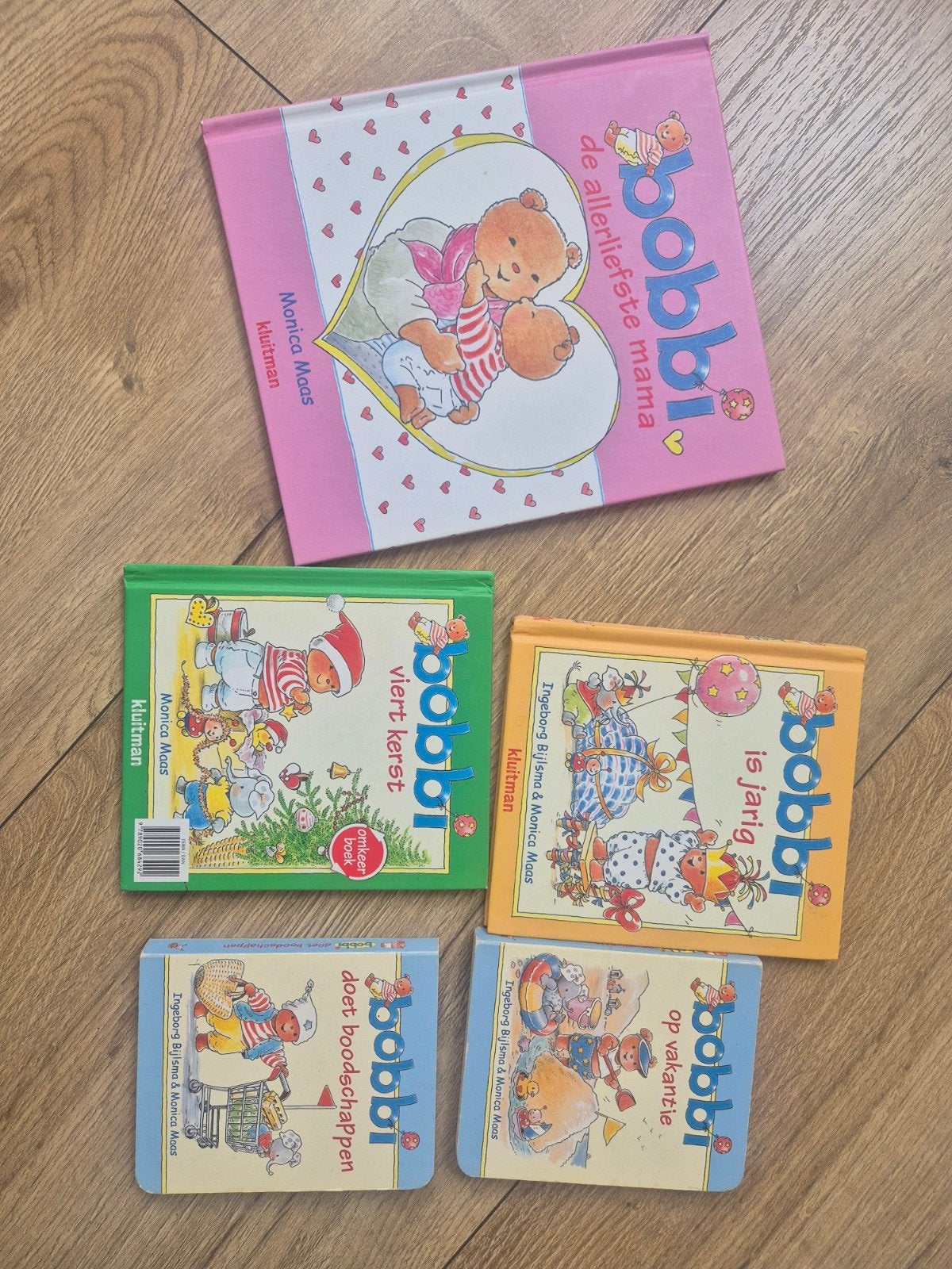 Bobbi Boekenset: 5 Prentenboeken van Monica Maas, Ophalen of Verzenden, Zo goed als nieuw, 2 tot 3 jaar