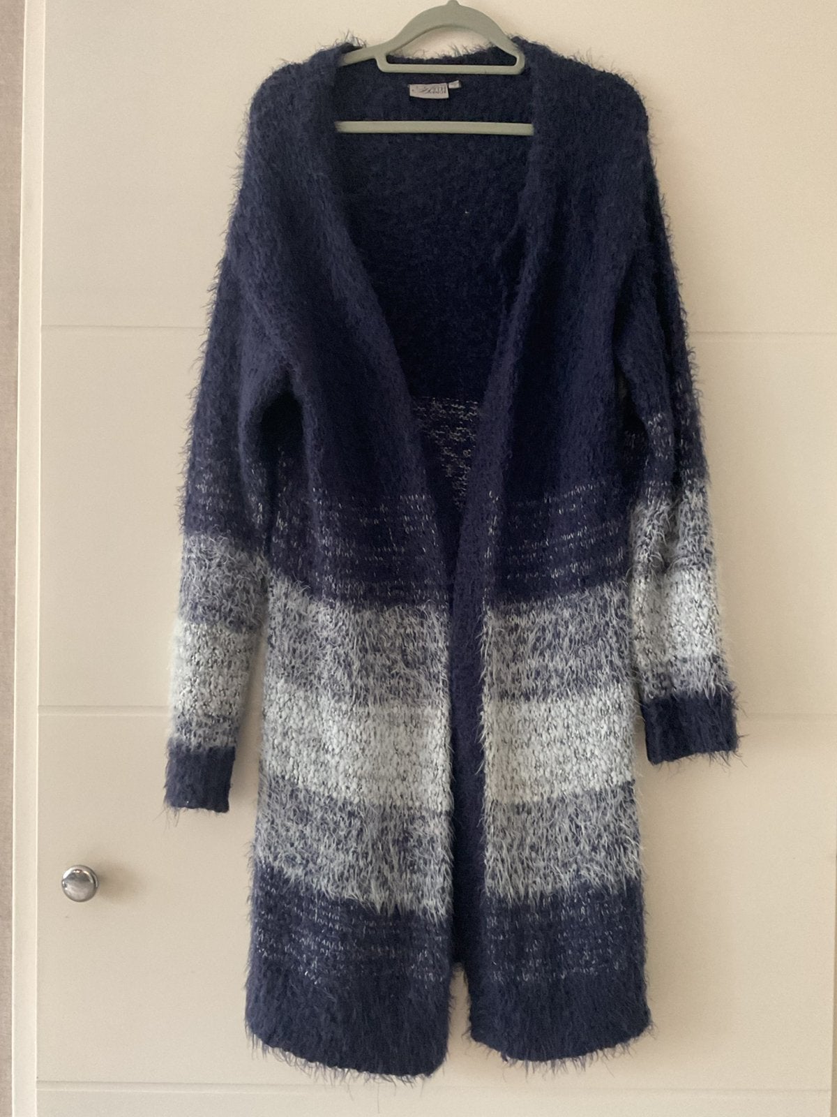 Heerlijk fluffy vest( Mt XL), Ophalen of Verzenden, Gedragen, Maat 46/48 (XL) of groter, Blauw