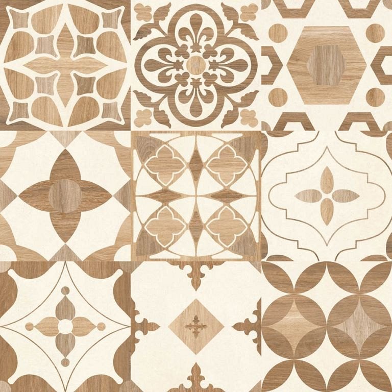 B-keus GeoCeramica 60x60 Mywood Decoro, Niet ingevuld, Keramiek, Niet ingevuld, Nieuw