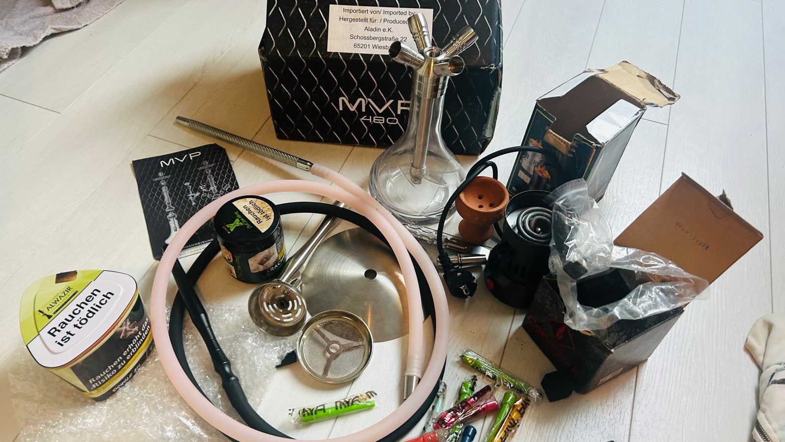 Shisha compleet set, Ophalen, Gebruikt