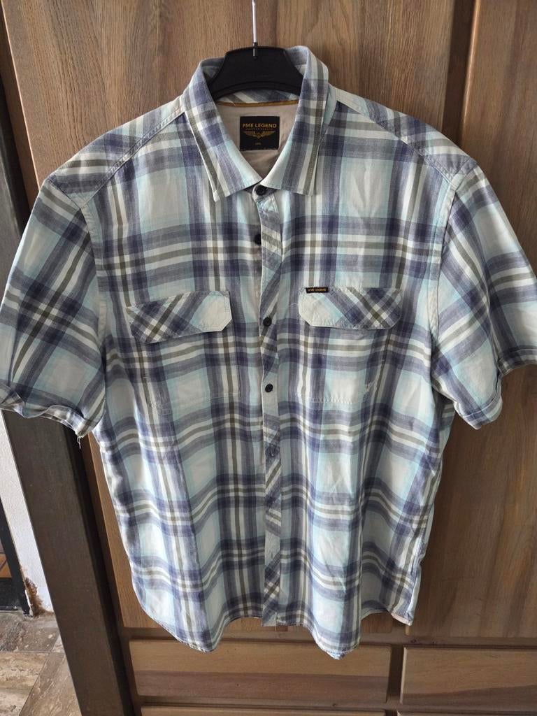 PME Legend geruit overhemd - Zo goed als nieuw, Kleding | Heren, Overhemden, PME LEGEND, Blauw, Ophalen of Verzenden, Zo goed als nieuw