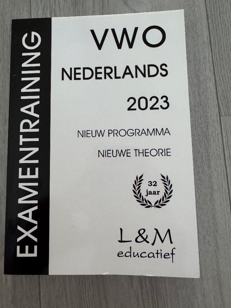VWO Nederlands examentraining, Boeken, Ophalen, Zo goed als nieuw, VWO, Nederlands