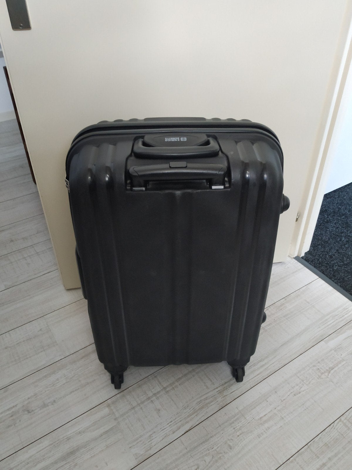 Zwarte Enrico Benetti koffer rolkoffer met TSA-slot, Wieltjes, 40 tot 60 cm, 30 cm of meer, Gebruikt