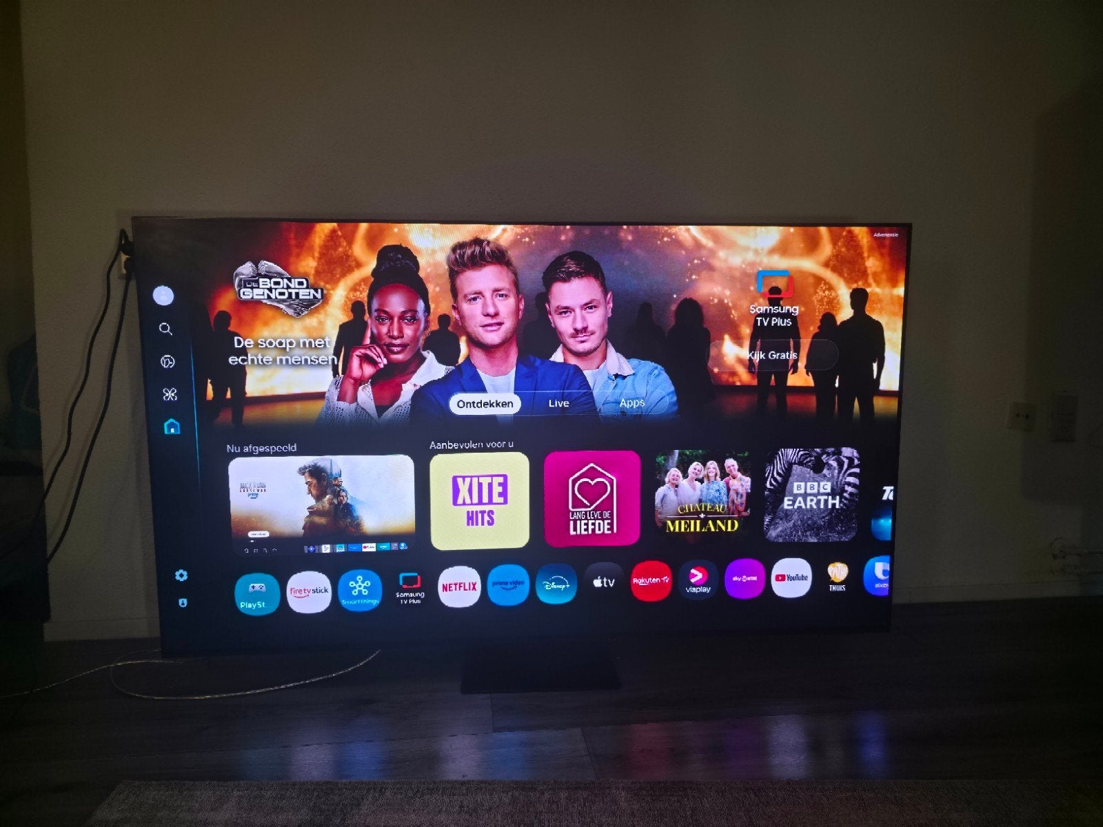 Samsung S95D QD-Oled 77", Ophalen, Zo goed als nieuw, Samsung, 100 cm of meer