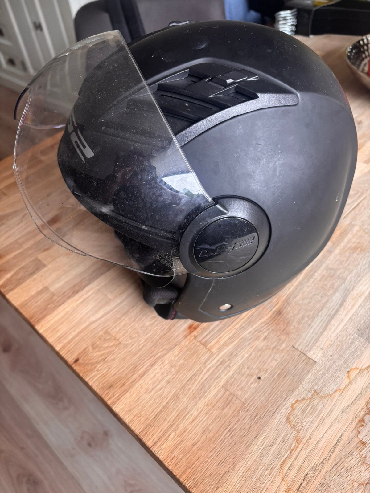 Scooterhelm, Fietsen en Brommers, Brommerhelmen, Ophalen, Gebruikt, Extra small of kleiner