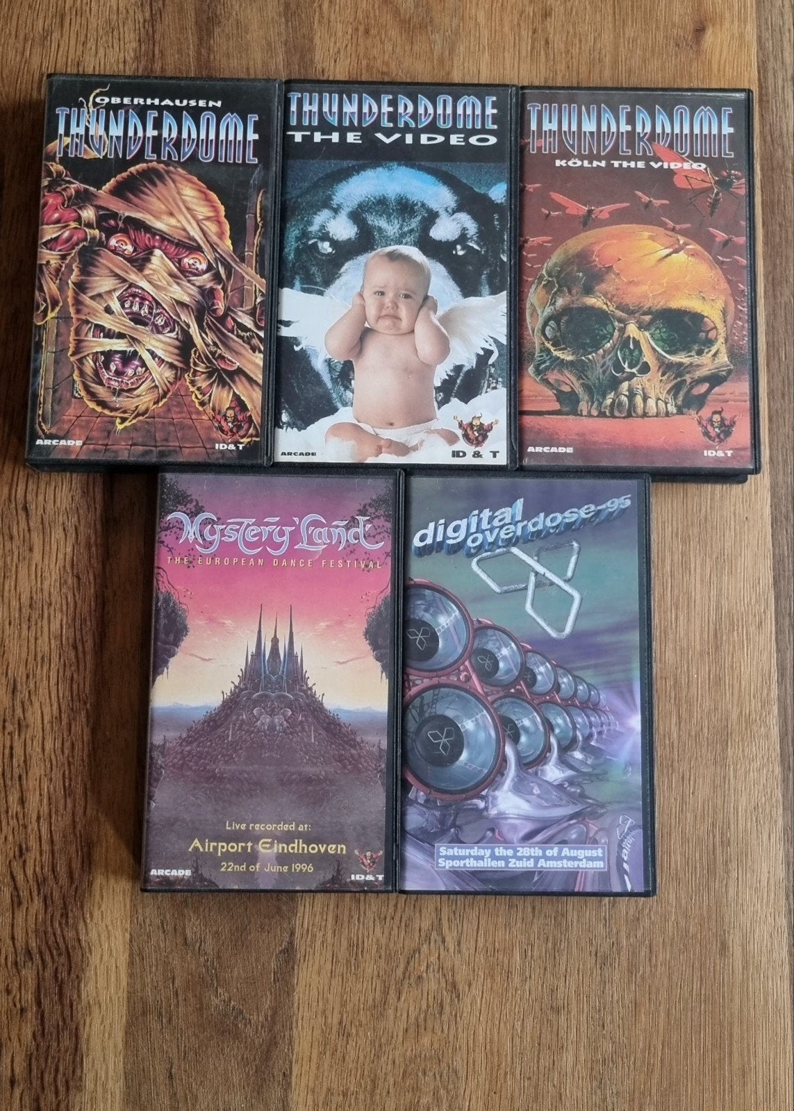 Thunderdome & Mystery Land VHS Collectie - Hardcore Rave, Ophalen, Gebruikt, Vanaf 16 jaar, Overige genres