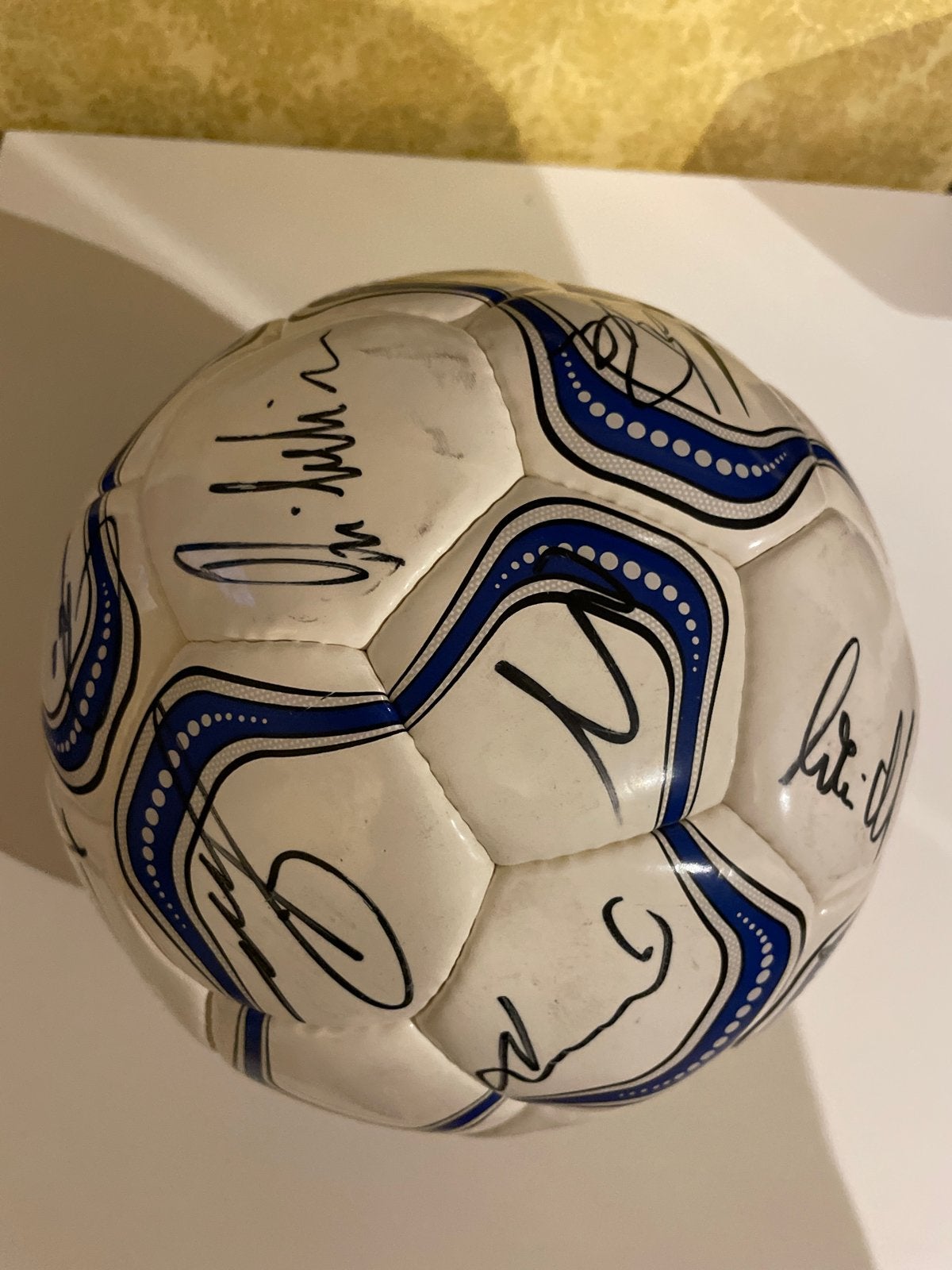 Gesigneerde Hertha BSC Voetbal, Ophalen of Verzenden, Gebruikt, Bal