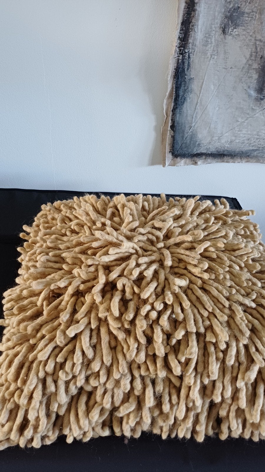 Prachtig HKliving kussen, Overige merken, Beige, Inclusief binnenkussen, Vierkant