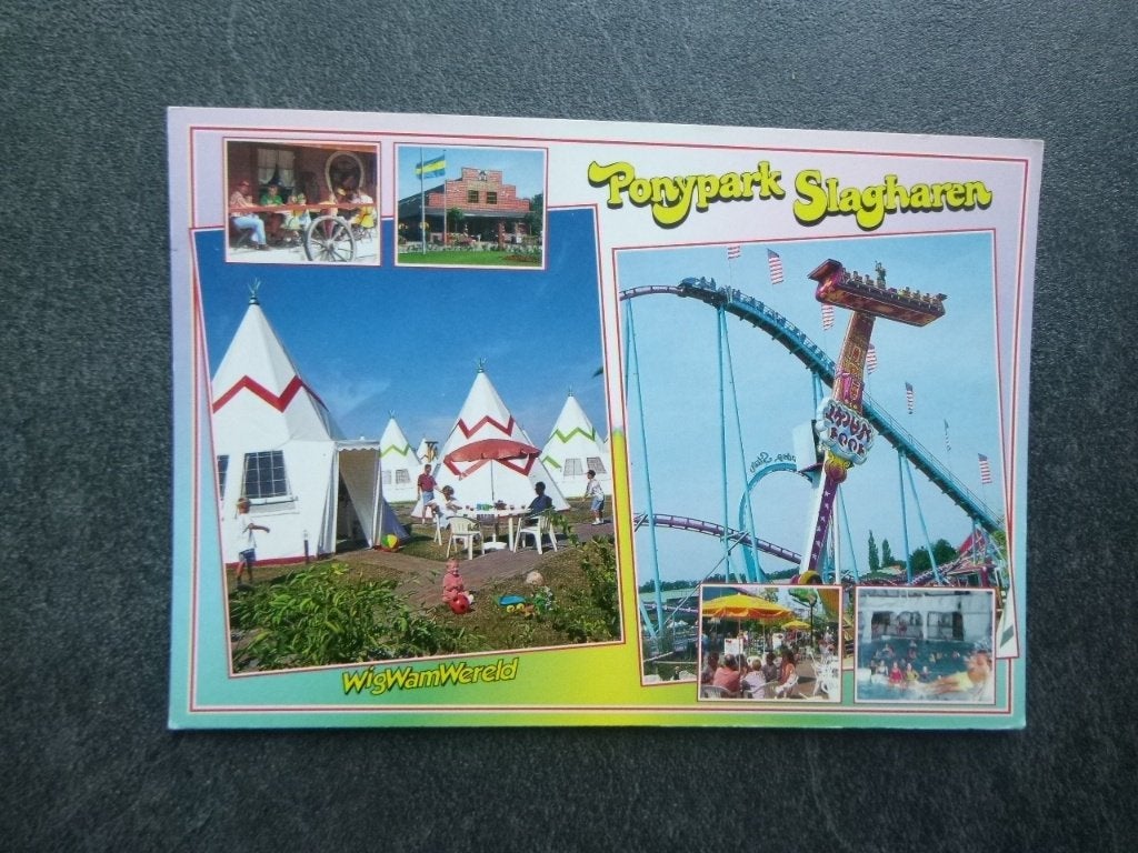 Slagharen, Ponypark, wigwam, Verzenden, 1980 tot heden, Gelopen, Noord-Brabant