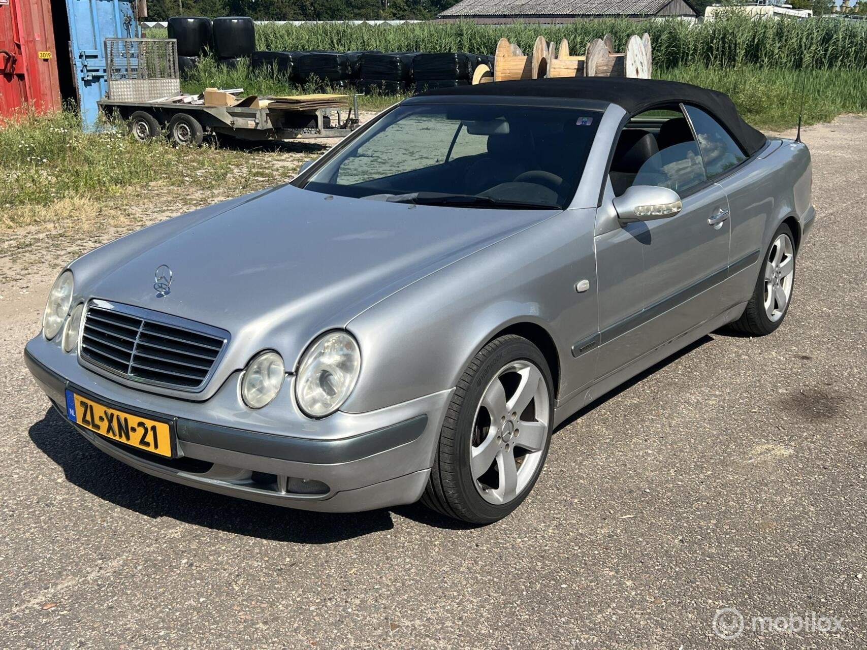 Mercedes CLK-klasse Cabrio 200 Elegance, Auto's, Mercedes-Benz, Bedrijf, CLK, ABS, Airbags, Airconditioning, Alarm, Centrale vergrendeling