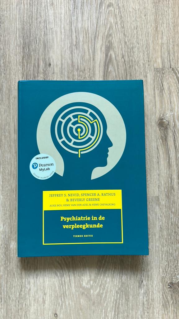 Psychiatrie in de verpleegkunde, Boeken, Jeffrey S. Nevid; Beverly Greene; Spencer A. Ratrhus, Ophalen of Verzenden, Zo goed als nieuw