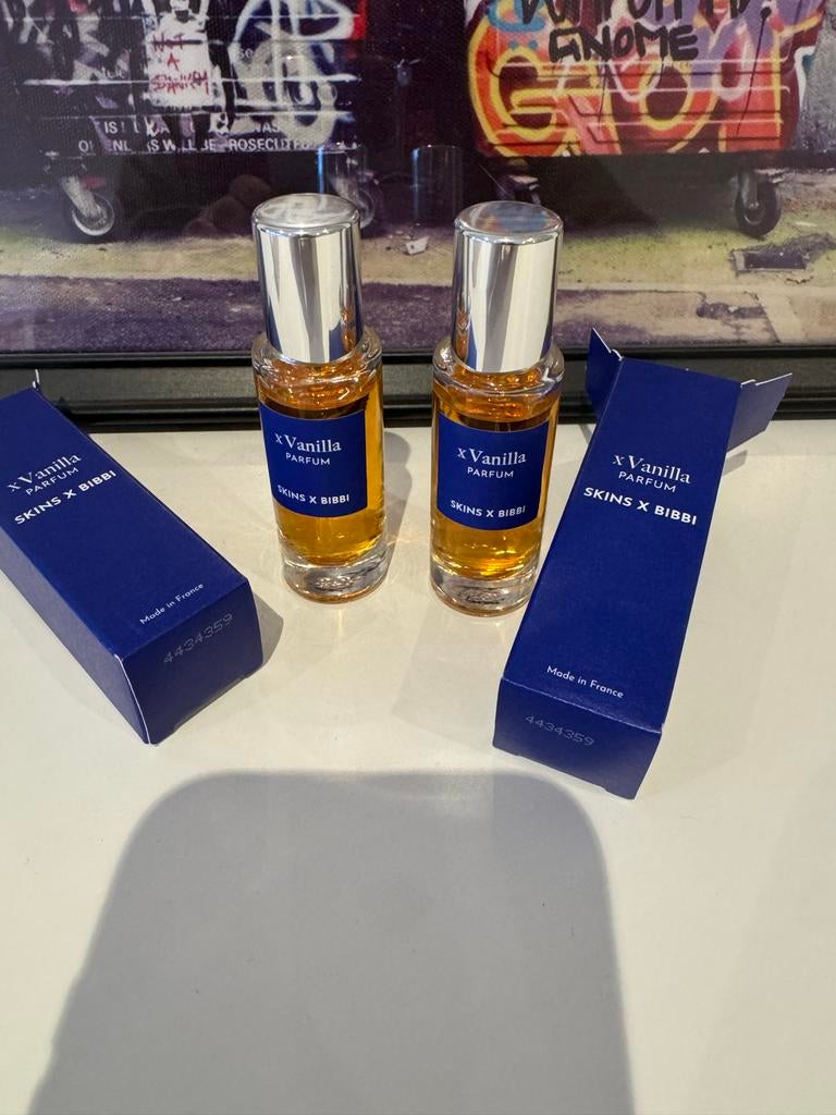 Skins x Bibbi x Vanilla Parfum - 2x 10ml, Ophalen of Verzenden, Nieuw