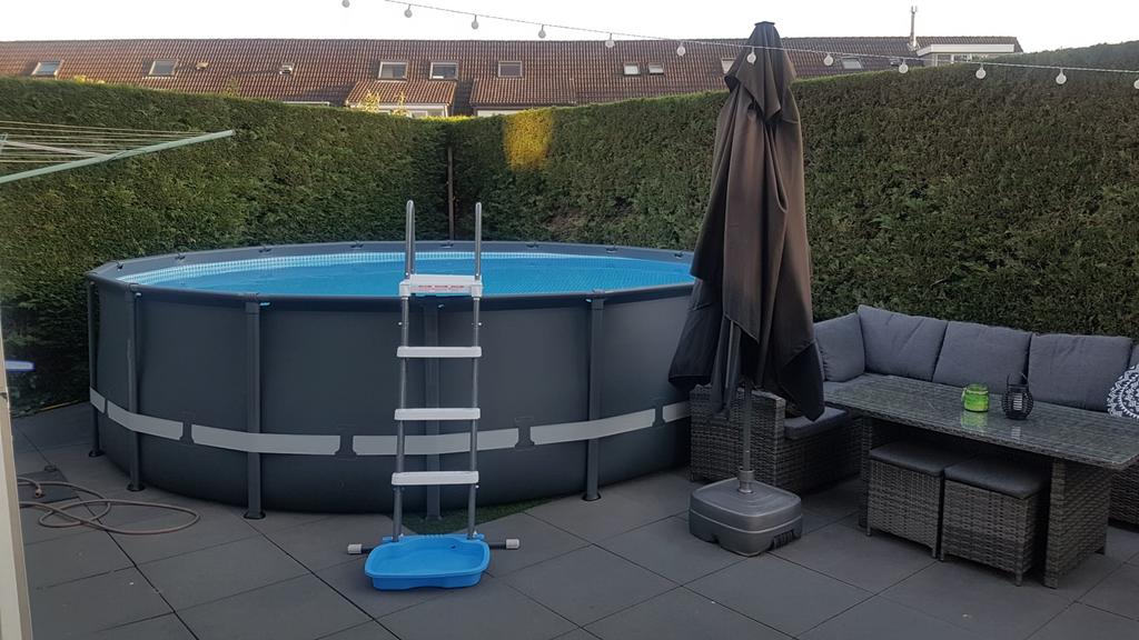 Intex Ultra XTR Frame Zwembad 488x122 met accessoires, Ophalen, Zo goed als nieuw