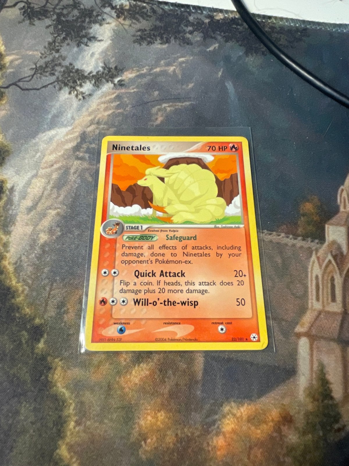 Ninetales 22/101 ex Hidden Legends Pokémon Kaart, Ophalen of Verzenden, Gebruikt, Losse kaart