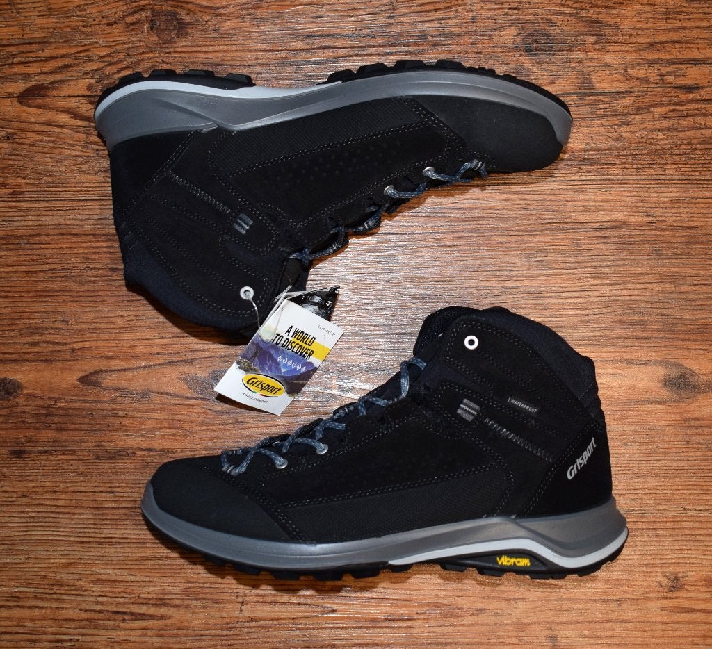GRISPORT - wandelschoenen Siena Mid Black - maat 42, Grisport, Zwart, Nieuw, Ophalen of Verzenden