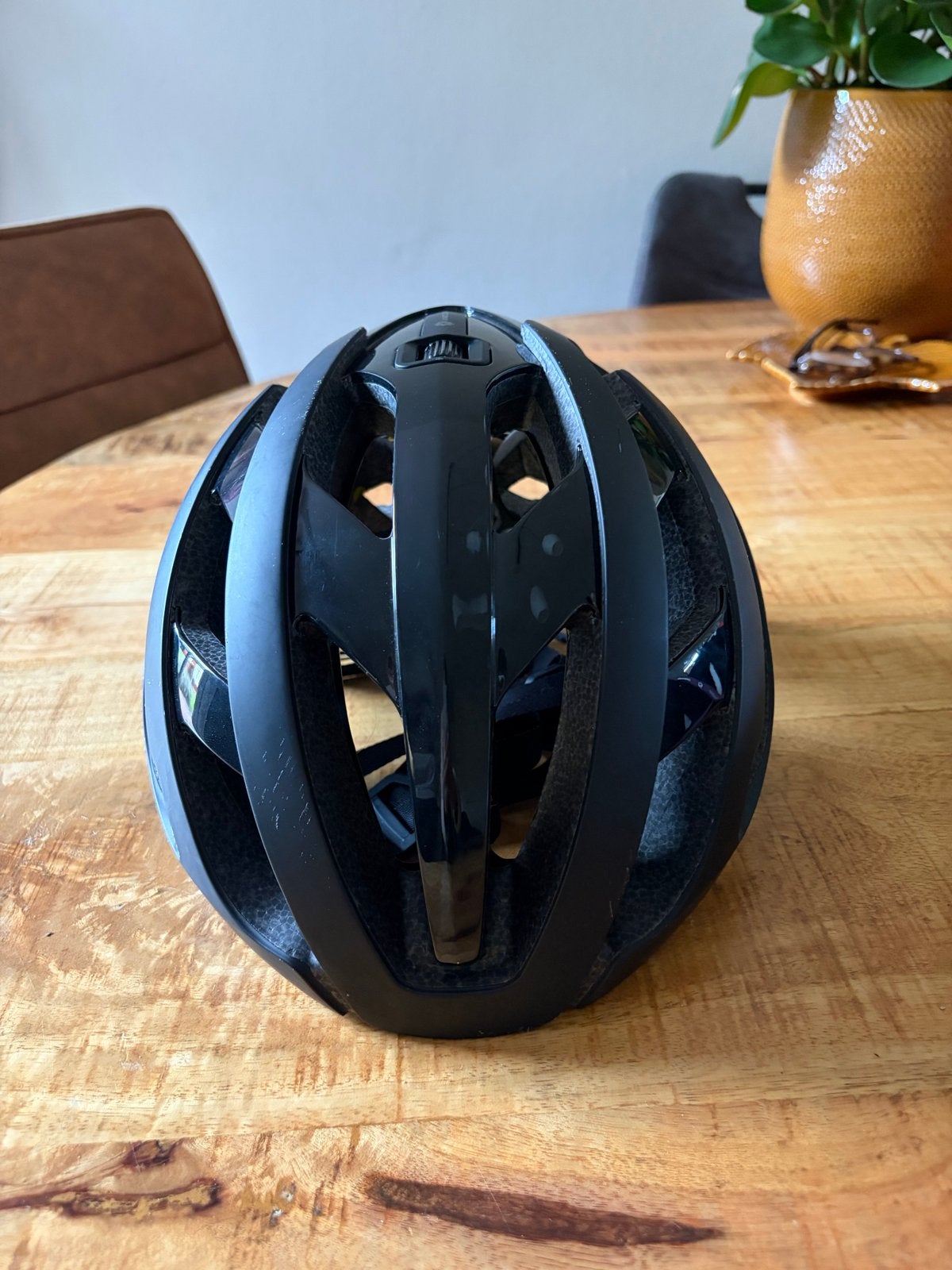 Lazer Genesis Fietshelm Zwart Maat L (58-61 cm), Ophalen of Verzenden, Zo goed als nieuw, L, Heer of Dame
