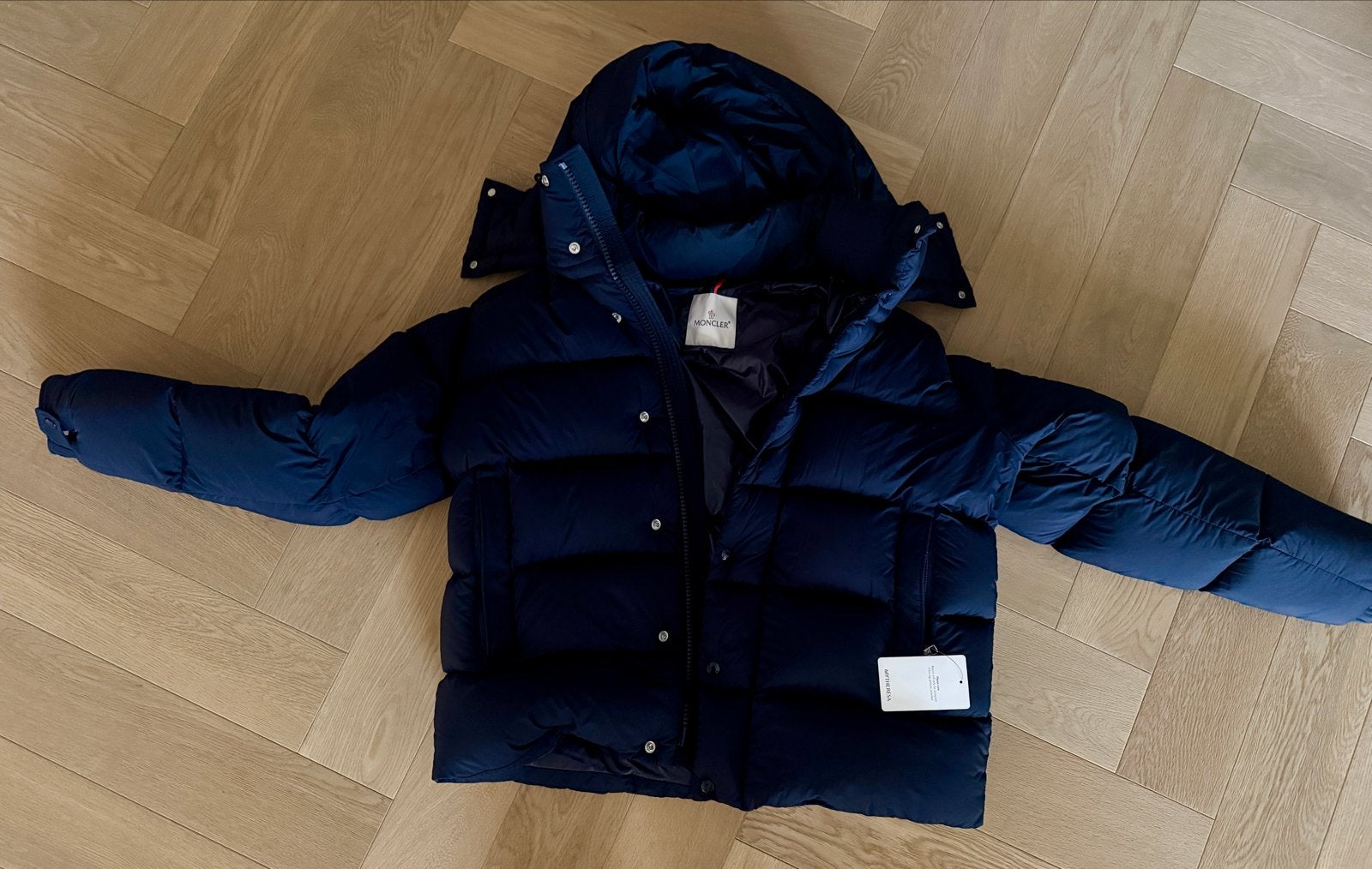 Moncler Puffer Jas - Nieuw met labels, Kleding | Heren, Jassen | Winter, Ophalen of Verzenden, Nieuw, Maat 48/50 (M), Blauw