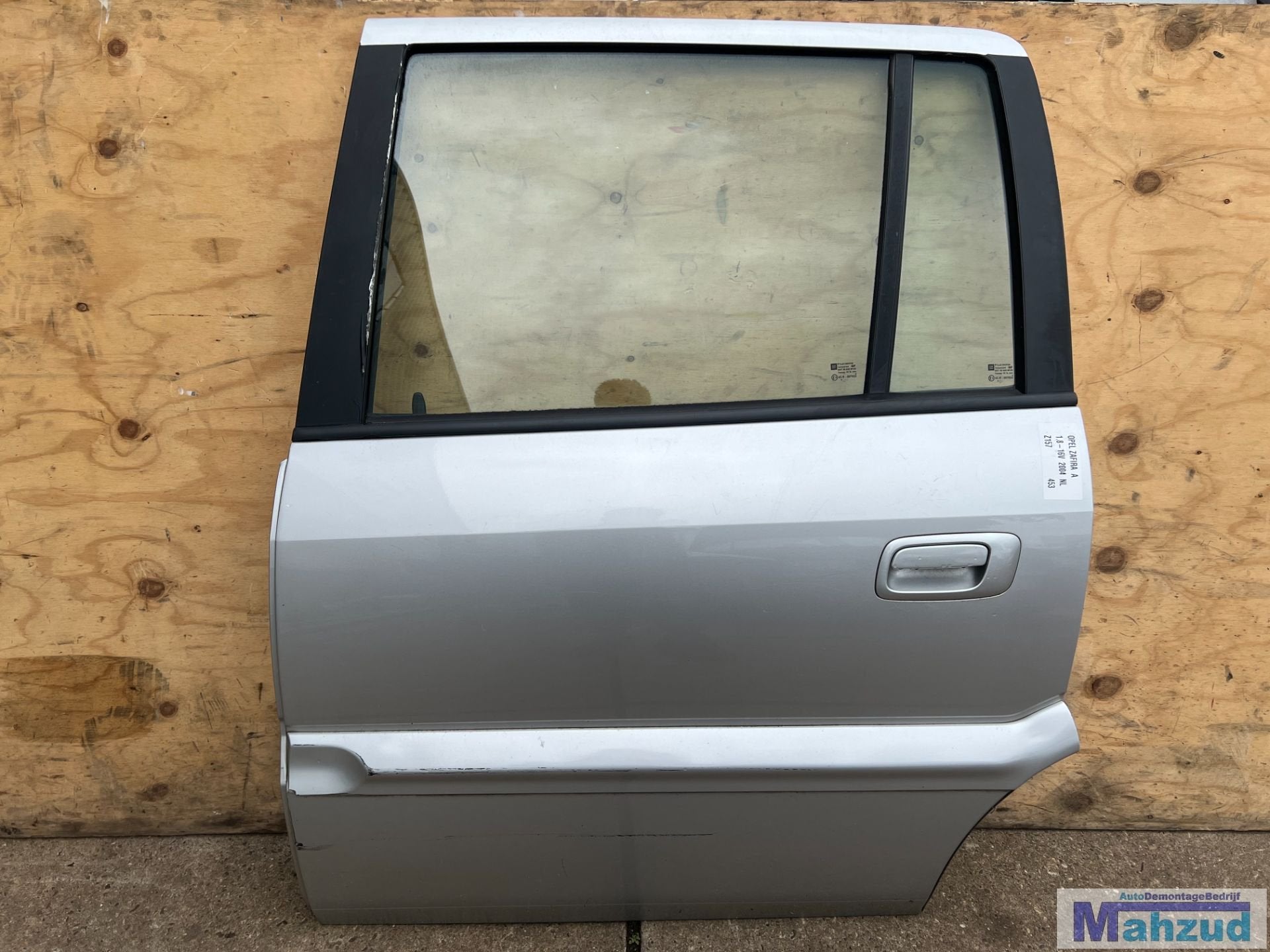OPEL ZAFIRA A Zilver Z157 links achter deur 1998-2005, Auto-onderdelen, Gebruikt, Deur, Opel Automobile GmbH, Ophalen of Verzenden