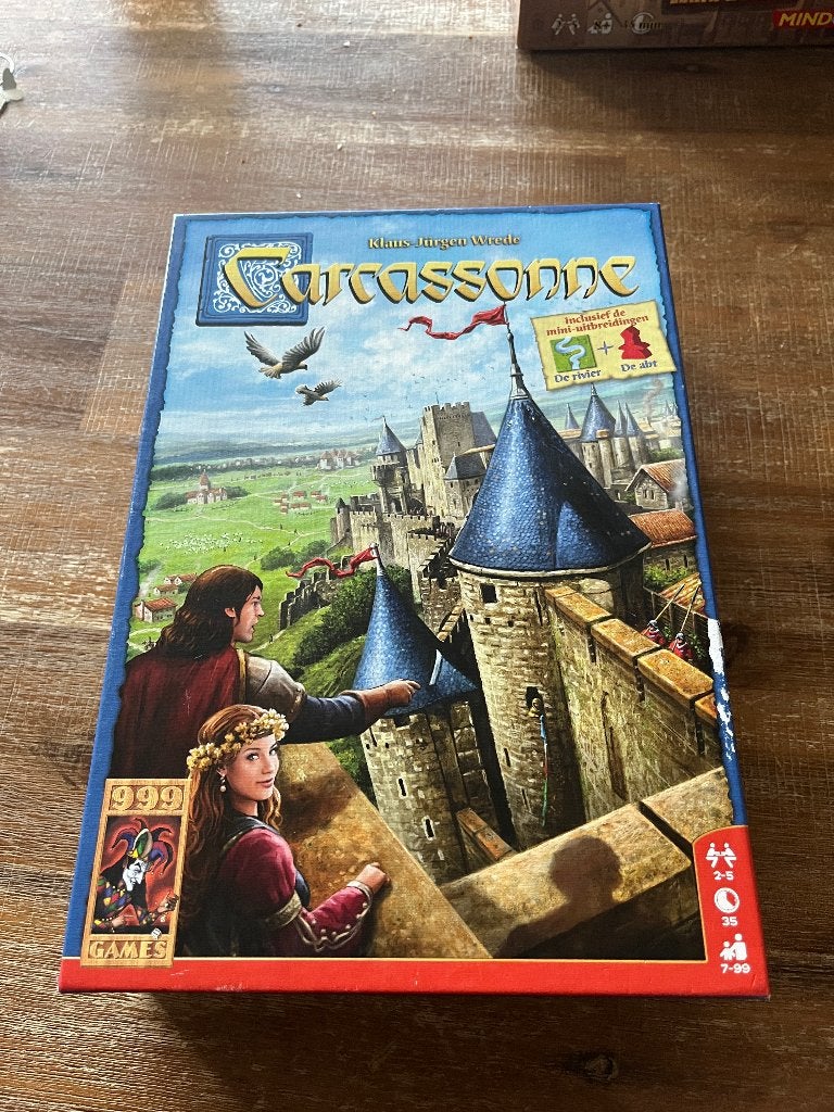 Carcassonne bordspel, ., Ophalen of Verzenden, Zo goed als nieuw, .