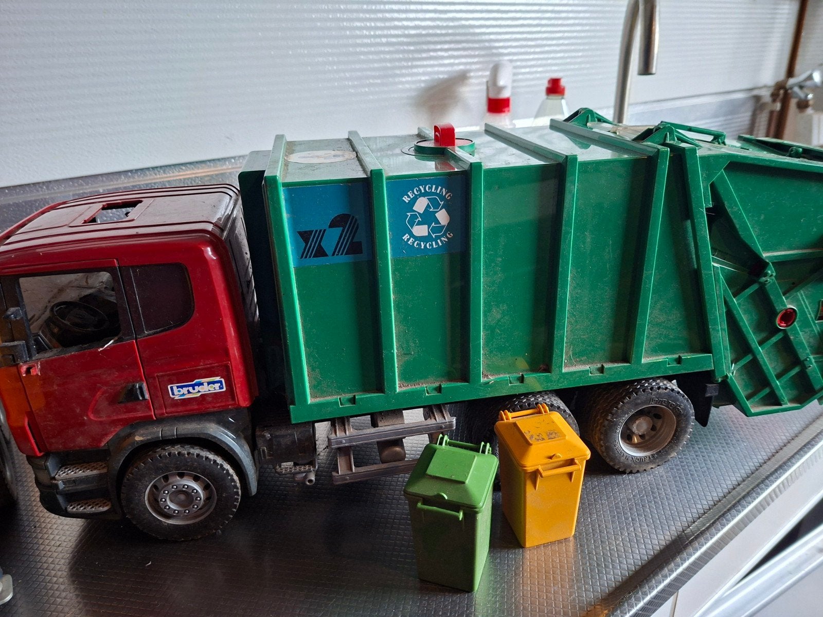 Scania vuilnisvrachtwagen, Ophalen, Gebruikt, Bus of Vrachtwagen, Overige merken