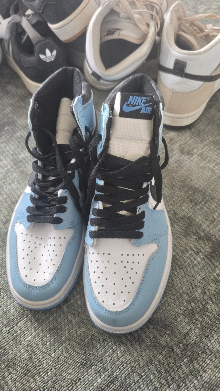 Nike Air Jordan 1 Mid UNC - Maat 40, Blauw, Nike, Ophalen of Verzenden, Sneakers of Gympen