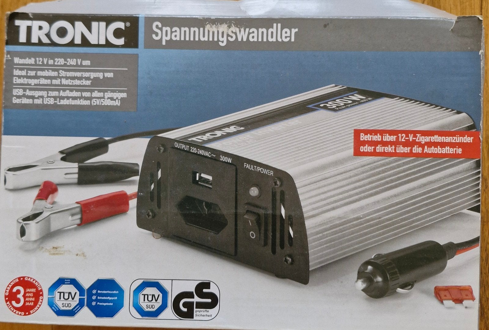 Tronic Stroomomvormer TSW 300 A1 NIEUW, Caravans en Kamperen, Ophalen of Verzenden, Nieuw