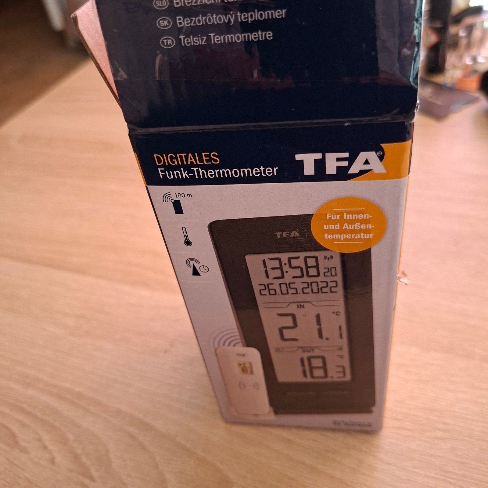Nieuwe TFA Digitale Binnen/Buiten Thermometer, Digitaal display, Binnenthermometer, Nieuw, Ophalen of Verzenden